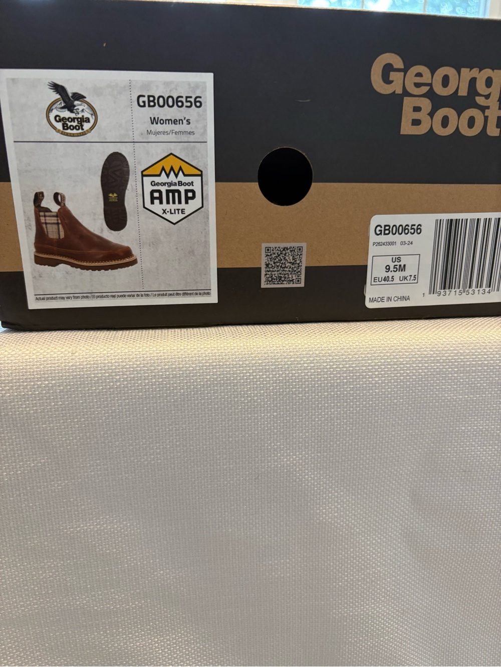 Georgia Boot Women’s Brown Slip-On Chelsea Boots - Picture 8 of 8